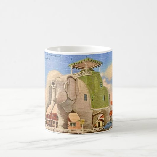 Vintage Elefant Hotel Tasse (Mittel)
