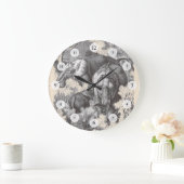 Vintage Elefant-Uhr Große Wanduhr (Zuhause)