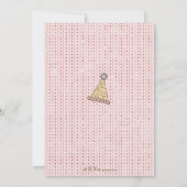 Vintage Elefant-Zirkus-Parade-Baby-Dusche laden Einladung (Rückseite)