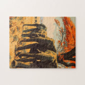 Vintage Elefanten Puzzle (Horizontal)