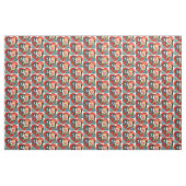 Vintage-Elefanten-Valentinstag Stoff (Yard (91,4 cm))