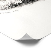 Vintage Elefantenkunst von Charles D'Orbigny Poster (Ecke)