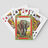 Vintage Elefantenspielkarten Spielkarten (Rückseite)
