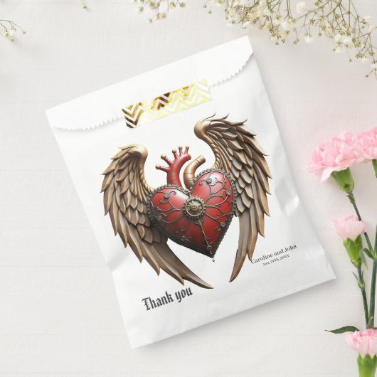 Vintage elegance: an elegant clock and heart.  geschenktütchen (Versiegelt)