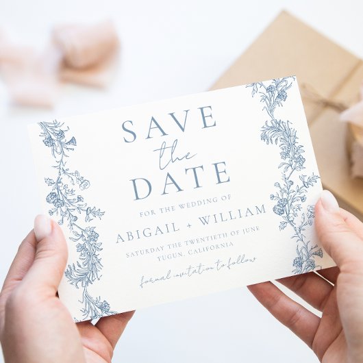Vintage Elegance: Classic Luxury Wedding Save The Date