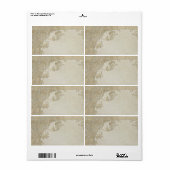 Vintage Elegance Wedding Toile Floral Damask (Vorne)