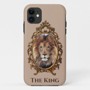 Vintage Elegant Brown Lion King Retro Vater Case-Mate iPhone Hülle