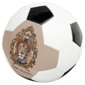 Vintage Elegant Brown Lion King Retro Vater Fußball (Dreiviertel)