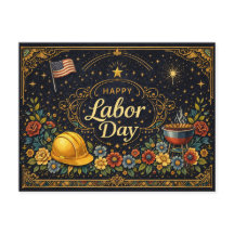 Vintage Elegant Labor Day 