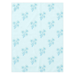 Vintage Elegant Pastel Blue Floral Pattern Spring Tischdecke