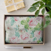 Vintage Elegant Popular Floral Rose Seidenpapier (Geschenk)