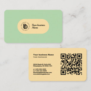 Vintage Elegant Retro – Modern Visitenkarte