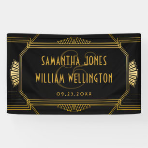 Vintage Elegante Art Deco Banner