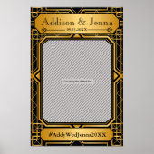 Vintage Elegante Art Deco Poster (Vorne)