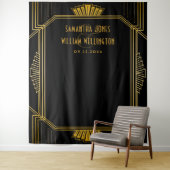 Vintage Elegante Art Deco Wandteppich (Beispiel)