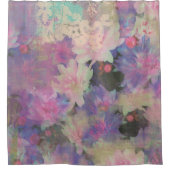 Vintage elegante Blume Duschvorhang (Vorderseite)