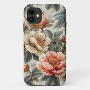 Vintage, elegante Blumen Case-Mate iPhone Hülle