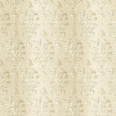 Vintage Elegante Ecru Antik-Damaskus Geschenkpapier