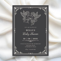 Vintage elegante Engel Baby-Party