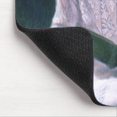 Vintage elegante feine Kunst-viktorianische Dame Mousepad (Ecke)