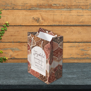 Vintage Elegante Nikkah Islamische Hochzeit Danke Mittlere Geschenktüte