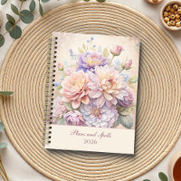 Vintage Elegante Pastel-Wildblumen