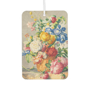 Vintage Elegante Pastell Blumen Botanische Wandkun Autolufterfrischer