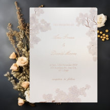 Vintage Elegante Perlen-Romantik-Hochzeit