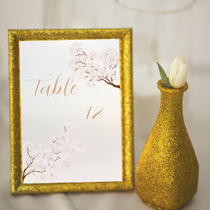 Vintage Elegante Perlen-Romantik-Hochzeit-Tischnum Tischnummer