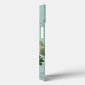 Vintage elegante rosa Rote Rosen Muster Case Mate  (Rückseite / Rechts)