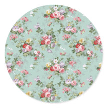 Vintage Elegante Rosa-Rote Rosen Muster