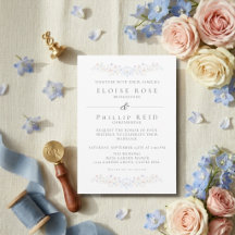 Vintage Elegante Soft Florale Regency-Hochzeit 