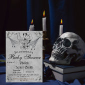 Vintage Elegante Spooky, Halloween-Kinderdusche Einladung