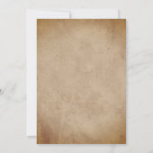 Vintage Elegante Spooky, Halloween-Kinderdusche Einladung (Rückseite)