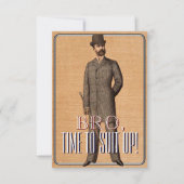 Vintage elegante Trauzeuge- oder Trauzeuge-Anforde Einladung (Vorderseite)