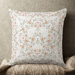 vintage elegantes antikes Blumenmuster Kissen