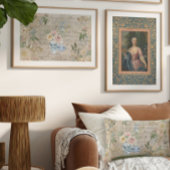 Vintage Elegantin Goldflorale Seidenpapier