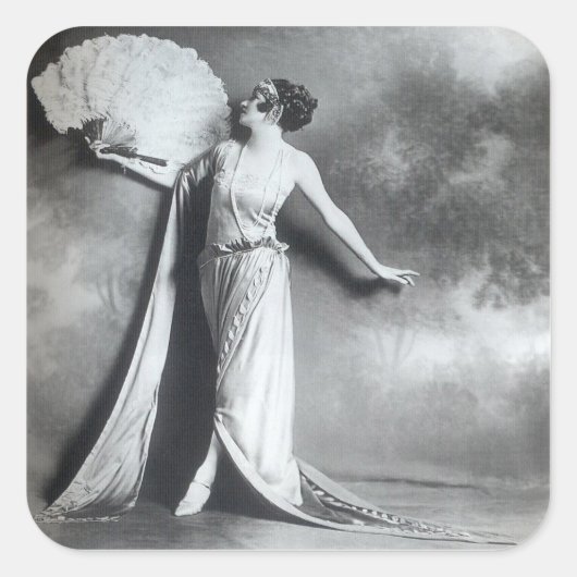 Vintage Eleganz 2 Aufkleber (Vorderseite)