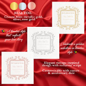 Vintage Eleganz - 50 Jahre Liebe Servietten Mit Folie