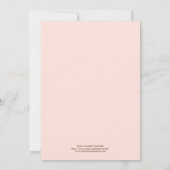 VINTAGE ELEGANZ| BAPTISMINVITÄT EINLADUNG (Rückseite)