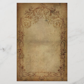 Vintage Eleganz-Dunkelheit 2 Briefpapier