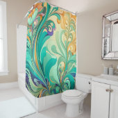 Vintage Eleganz Duschvorhang (Beispiel)