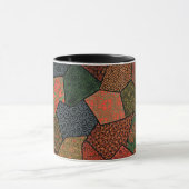 Vintage Eleganz: Farbenvolles Polygonal Tasse Desi (Zentrum)