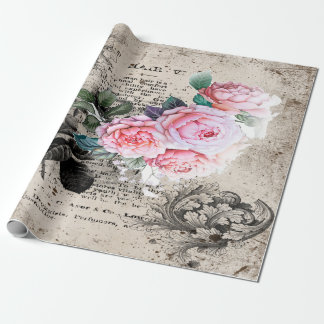 Vintage Eleganz Geschenkpapier