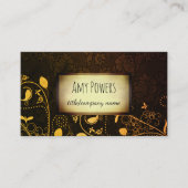 Vintage Eleganz und individuelle Visitenkarte (Vorderseite)