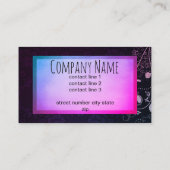 Vintage Eleganz und individuelle Visitenkarte (Rückseite)