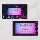 Vintage Eleganz und individuelle Visitenkarte (Vorne/Hinten)