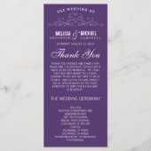 VINTAGE ELEGANZ | WEDDING-PROGRAMM PROGRAMM (Vorderseite)