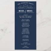 VINTAGE ELEGANZ | WEDDING-PROGRAMM PROGRAMM (Rückseite)