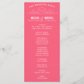 VINTAGE ELEGANZ | WEDDING-PROGRAMM PROGRAMM (Rückseite)